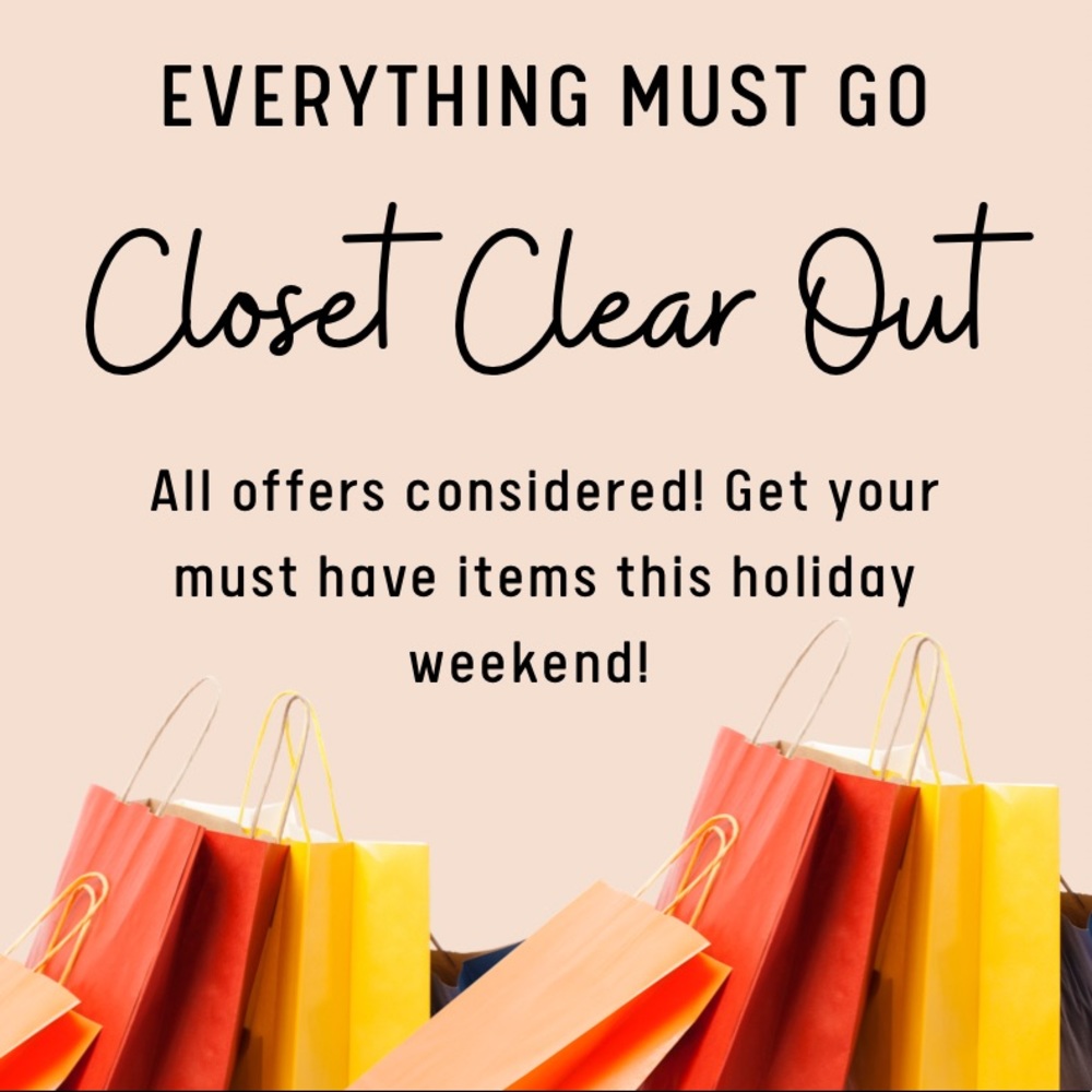Closet Clear Out